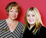 Jann Arden and Claudia Bos